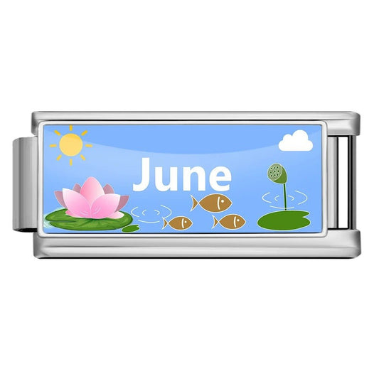 June - – Italian Charm Bracelet by Charmette