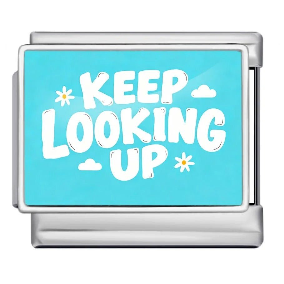 Keep looking up - – Italian Charm Bracelet by Charmette