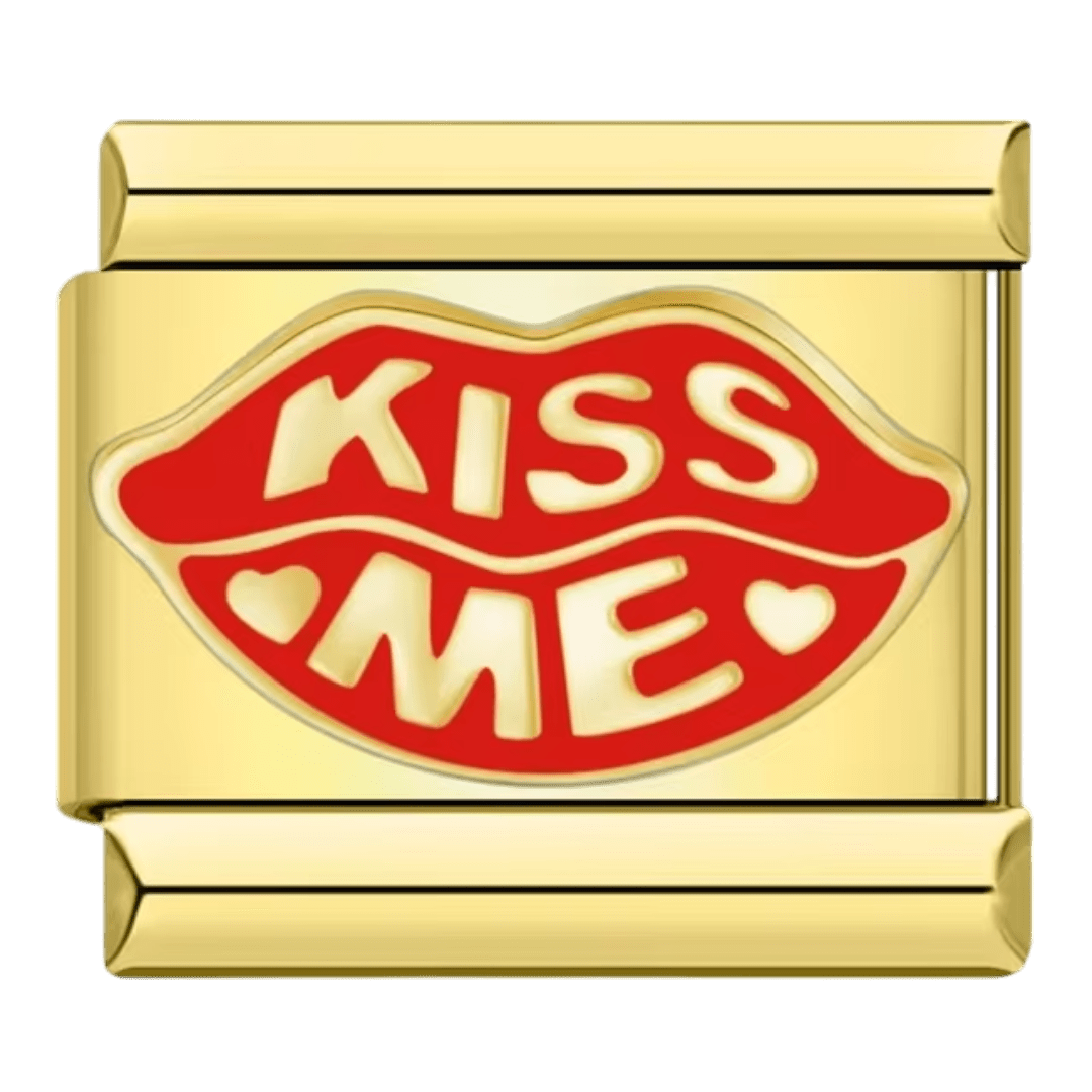 Kiss Me - – Italian Charm Bracelet by Charmette