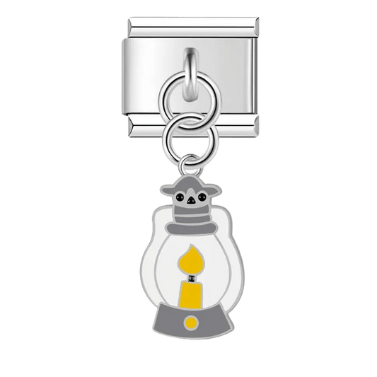 lantern dangle Italian charm 9mm bracelet link
