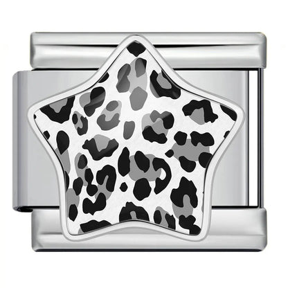 Leopard Print Star - – Italian Charm Bracelet by Charmette
