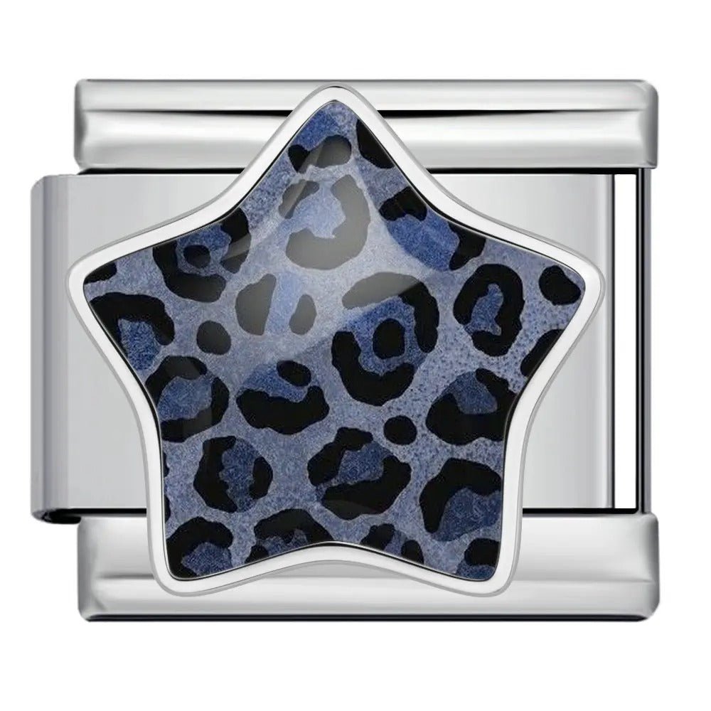 Leopard Print Star - – Italian Charm Bracelet by Charmette