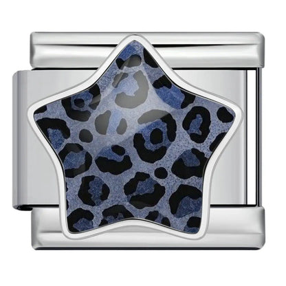 Leopard Print Star - – Italian Charm Bracelet by Charmette