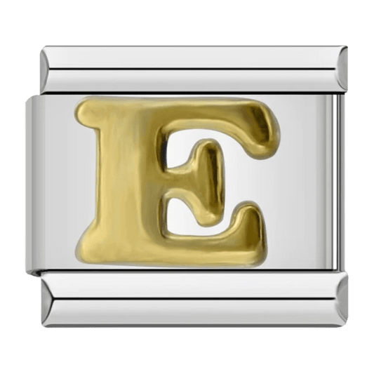 Letter (E) - – Italian Charm Bracelet by Charmette