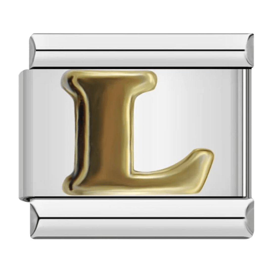 Letter (L) - – Italian Charm Bracelet by Charmette