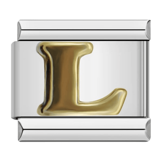 Letter (L) - – Italian Charm Bracelet by Charmette