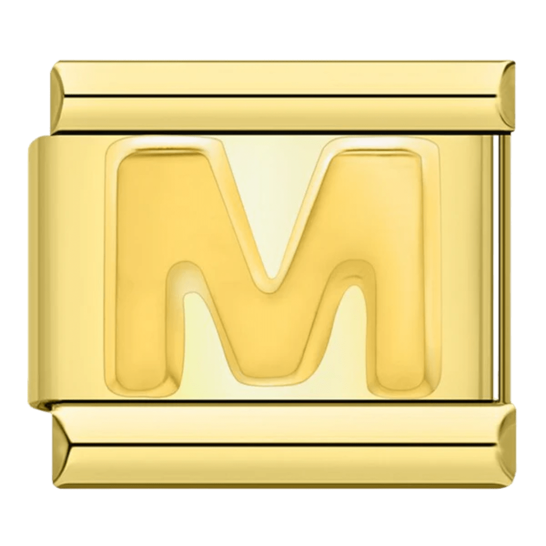 Letter (M) - – Italian Charm Bracelet by Charmette