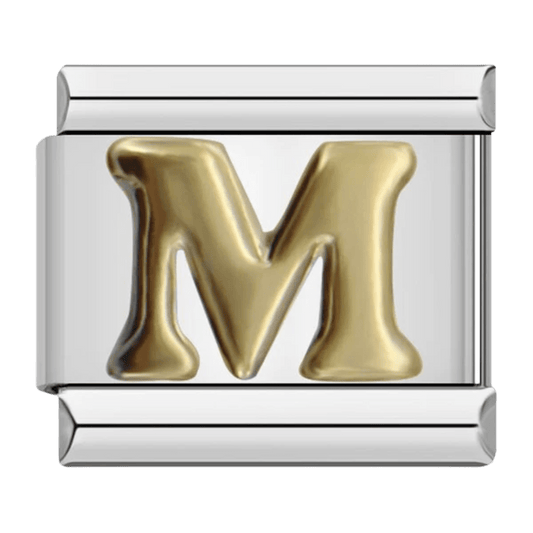 Letter (M) - – Italian Charm Bracelet by Charmette