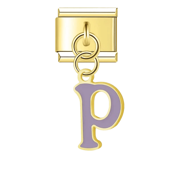 Letter (P) - – Italian Charm Bracelet by Charmette