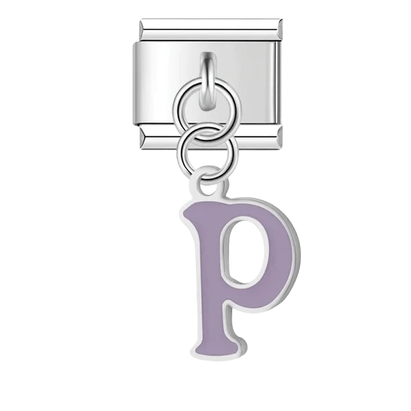 Letter (P) - – Italian Charm Bracelet by Charmette