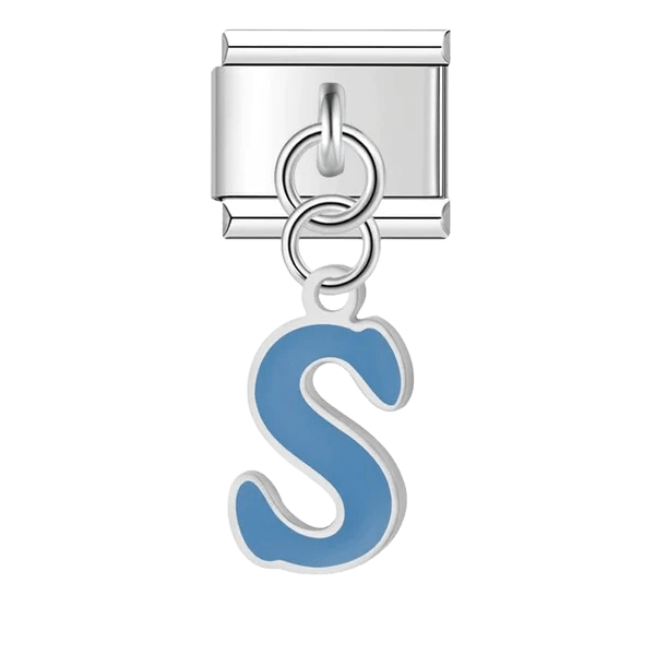 Letter (S) - – Italian Charm Bracelet by Charmette