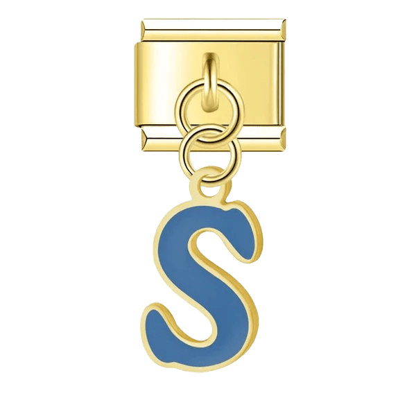 Letter (S) - – Italian Charm Bracelet by Charmette