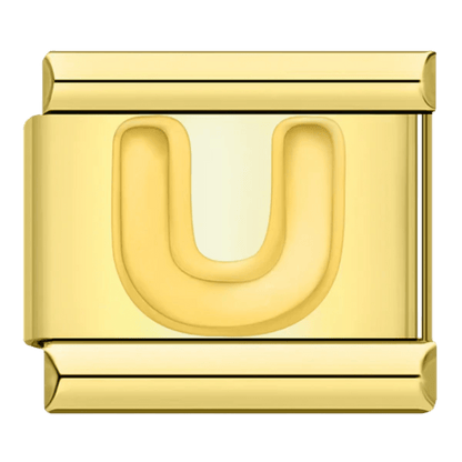 Letter (U) - – Italian Charm Bracelet by Charmette
