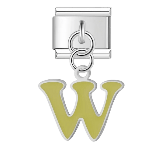 Letter (W) - – Italian Charm Bracelet by Charmette