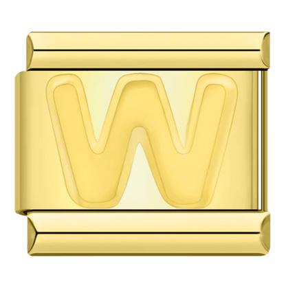 Letter (W) - – Italian Charm Bracelet by Charmette