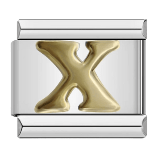 Letter (X) - – Italian Charm Bracelet by Charmette
