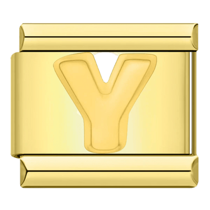 letter Y alphabet Italian charm 9mm for Italian charm bracelet