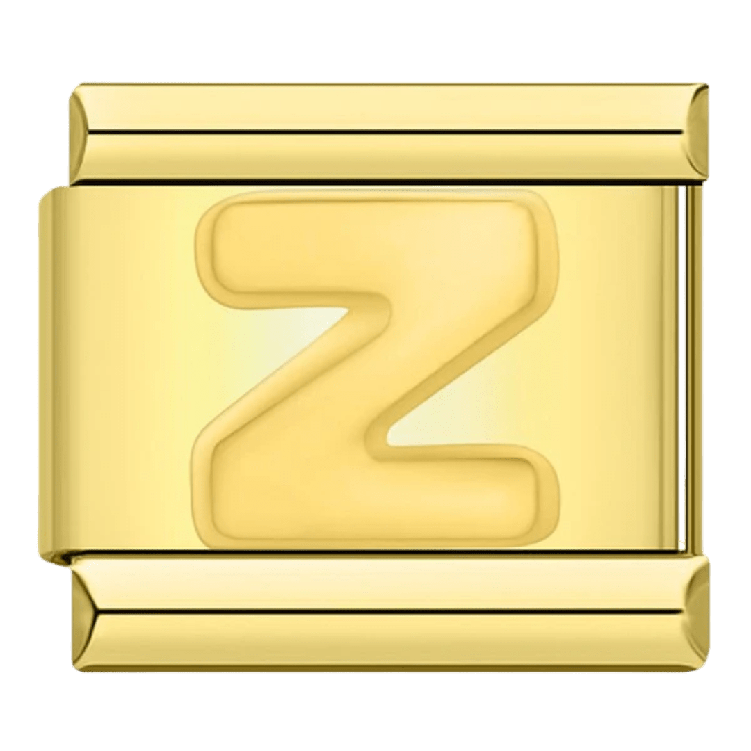 letter Z alphabet Italian charm 9mm for Italian charm bracelet