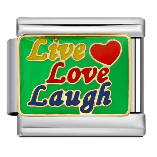 Live, Love, Laugh - – Italian Charm Bracelet by Charmette