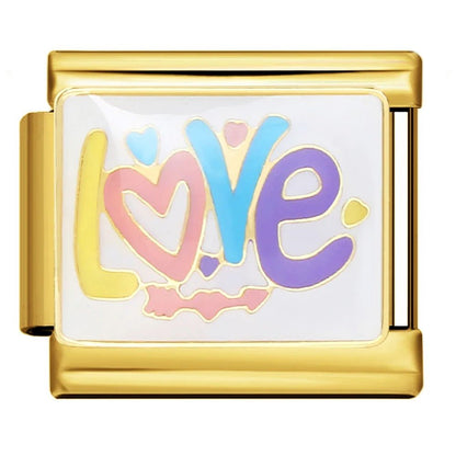 Love - – Italian Charm Bracelet by Charmette