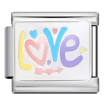 Love - – Italian Charm Bracelet by Charmette
