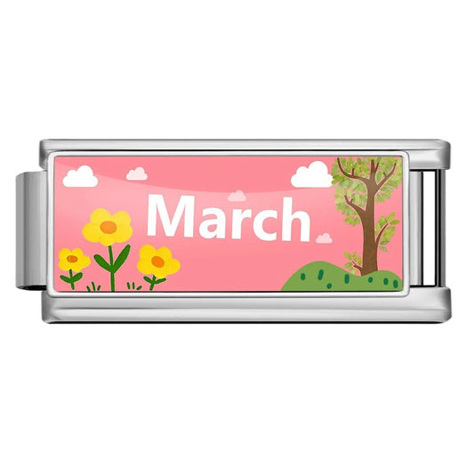 March - – Italian Charm Bracelet by Charmette