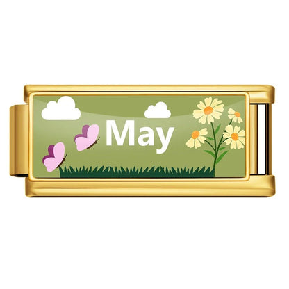 May - – Italian Charm Bracelet by Charmette