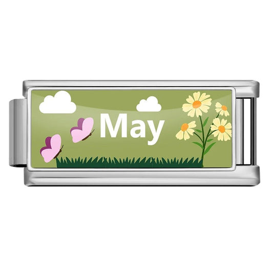 May - – Italian Charm Bracelet by Charmette