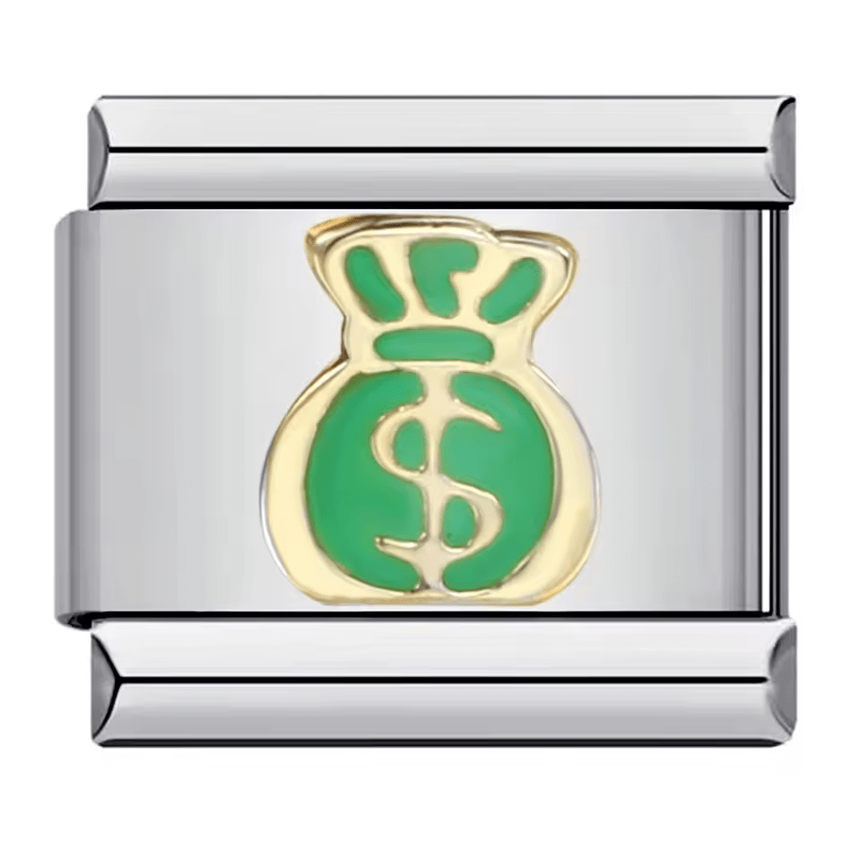 Money Bags - – Italian Charm Bracelet by Charmette