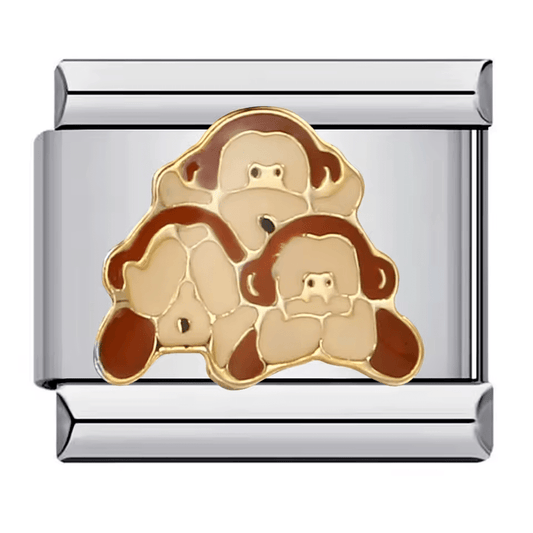 Monkeys - – Italian Charm Bracelet by Charmette