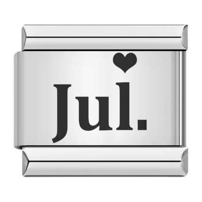 Month (July) - – Italian Charm Bracelet by Charmette