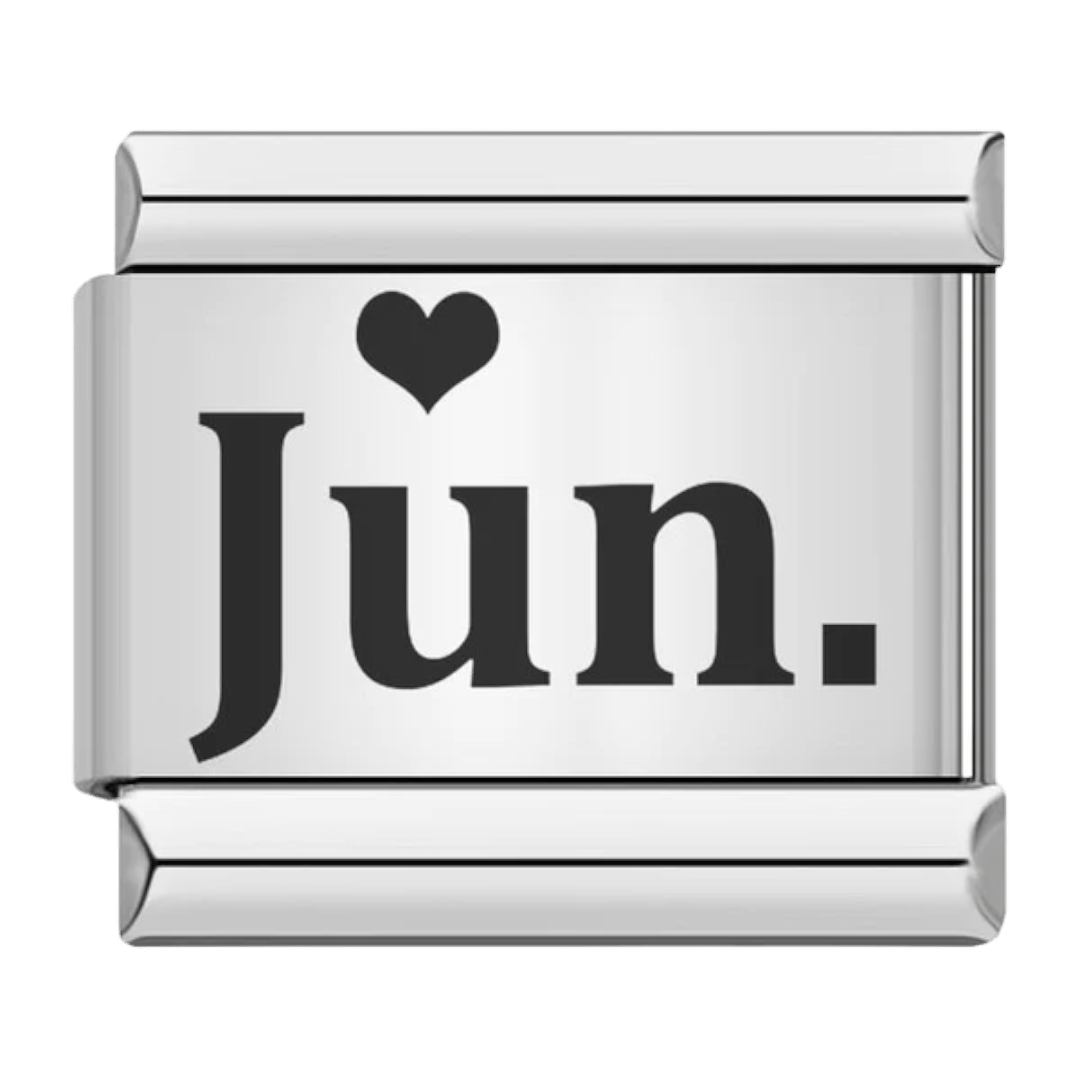 Month (June) - – Italian Charm Bracelet by Charmette