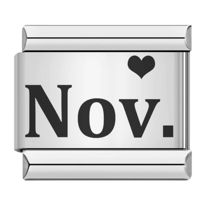 Month (November) - – Italian Charm Bracelet by Charmette