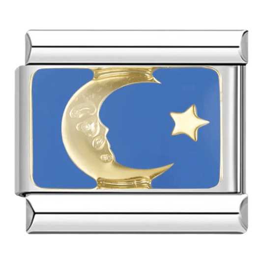 MOON & STAR - – Italian Charm Bracelet by Charmette