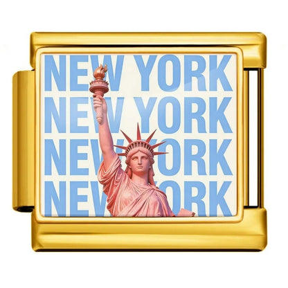 New York - – Italian Charm Bracelet by Charmette