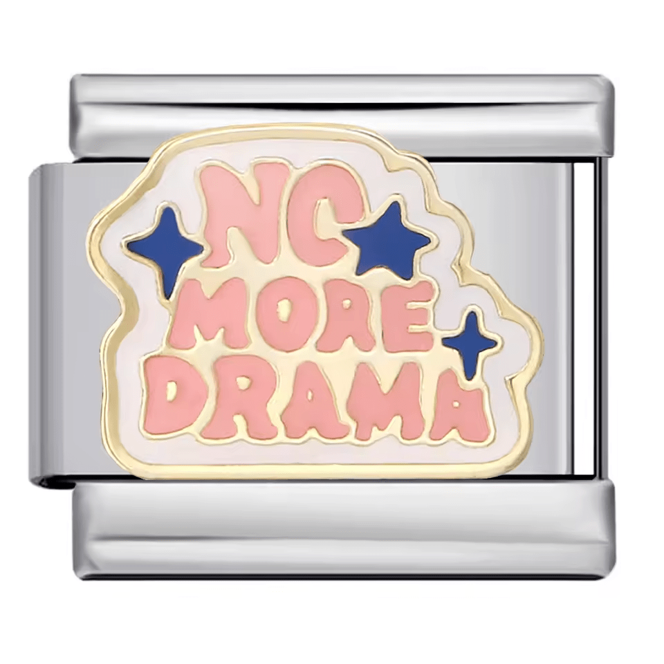 No More Drama - – Italian Charm Bracelet by Charmette