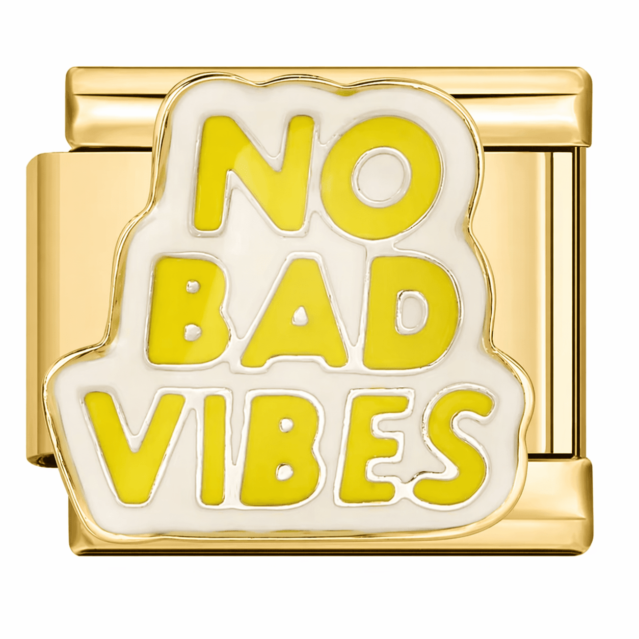 Noo Bad Vibes - – Italian Charm Bracelet by Charmette