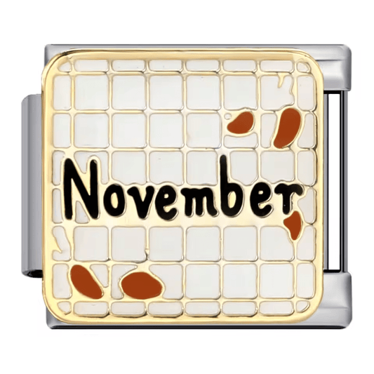 November - – Italian Charm Bracelet by Charmette