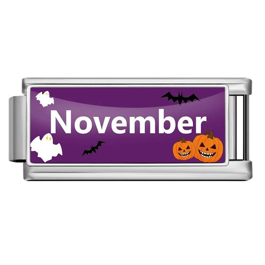 November - – Italian Charm Bracelet by Charmette