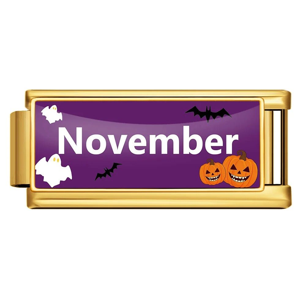 November - – Italian Charm Bracelet by Charmette
