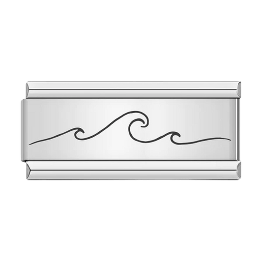 Ocean Waves - – Italian Charm Bracelet by Charmette