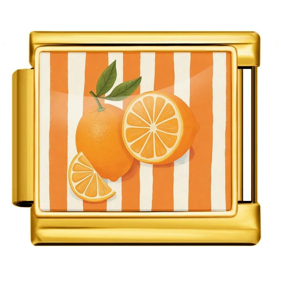 Orange - – Italian Charm Bracelet by Charmette