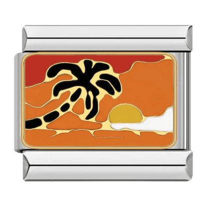 Palm Sunset - – Italian Charm Bracelet by Charmette