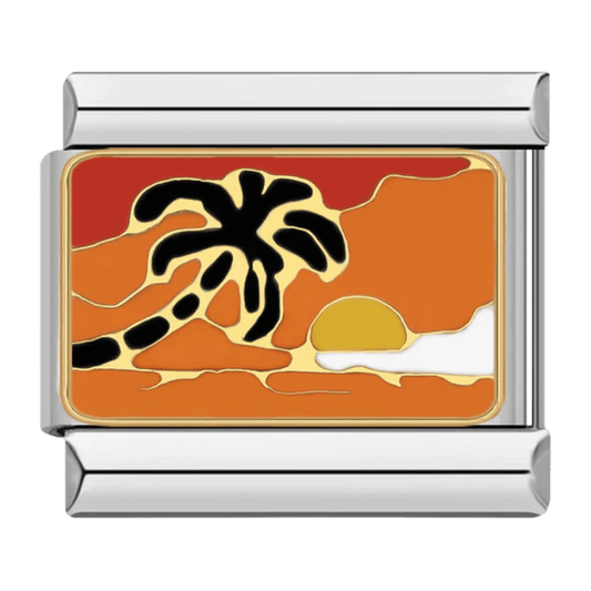 Palm Sunset - – Italian Charm Bracelet by Charmette
