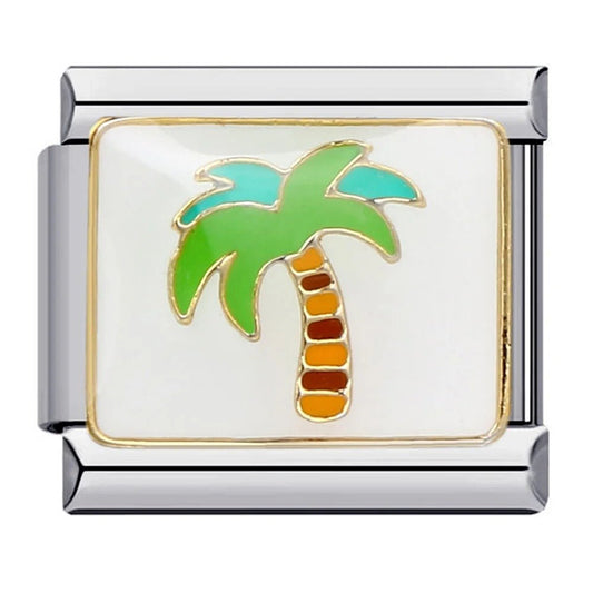 Palm Tree - – Italian Charm Bracelet by Charmette