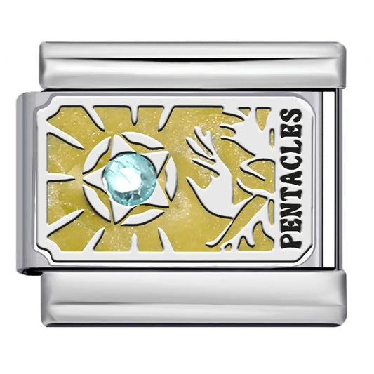 Pentacles Tarot - – Italian Charm Bracelet by Charmette