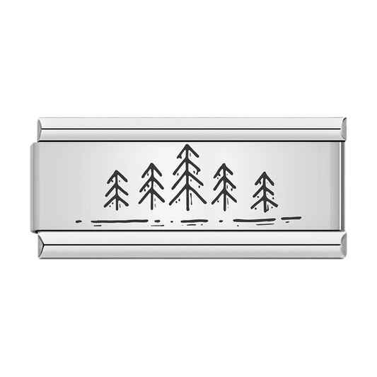 Pine Trees - – Italian Charm Bracelet by Charmette