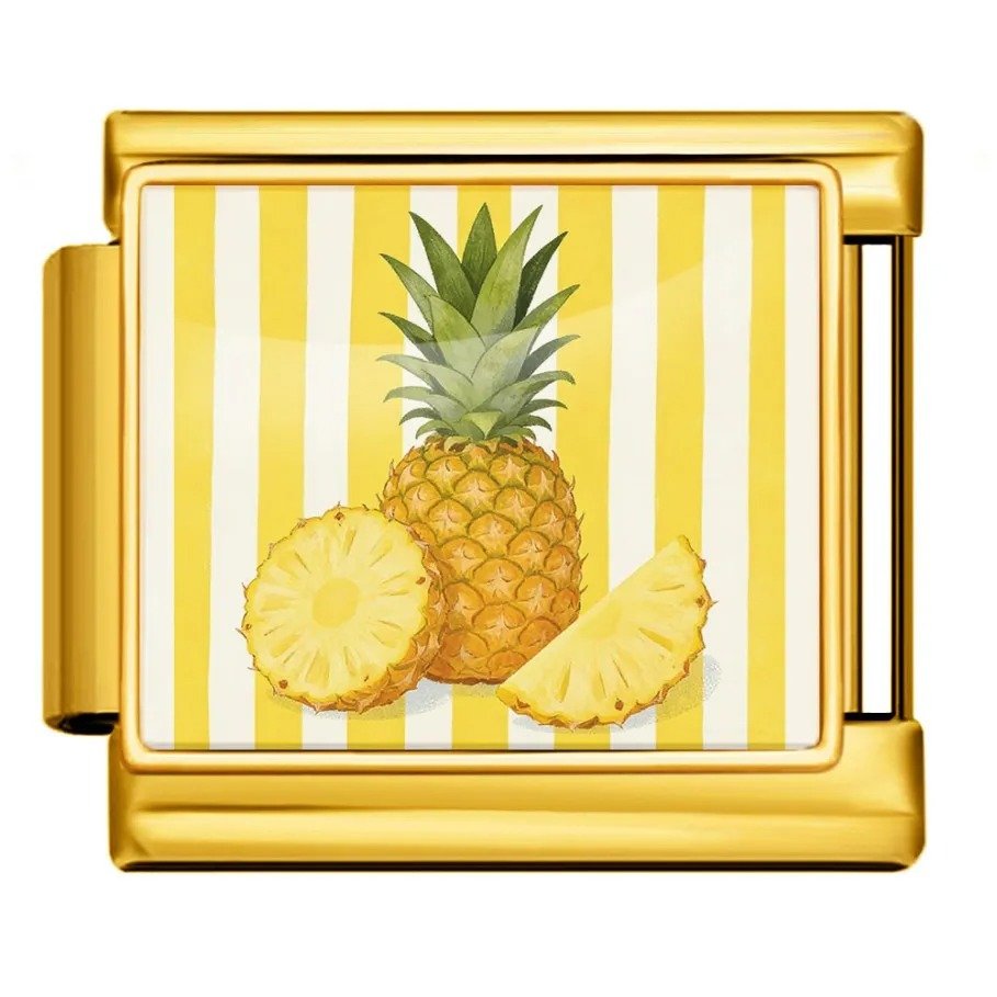 Pineapple - – Italian Charm Bracelet by Charmette