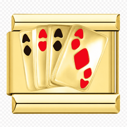 Playing Cards -– Italian Charm Bracelet by Charmette