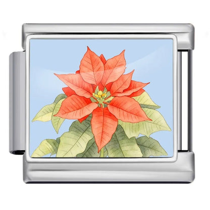 Poinsettia - – Italian Charm Bracelet by Charmette